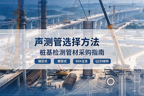 资源声测管选型标准