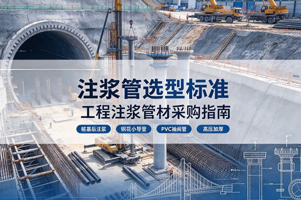 资源注浆管选型标准